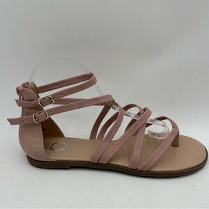 Women’s Blush Strappy Flat Sandals